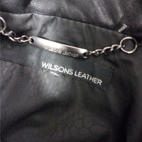 Wilsons Leather Black Jacket - Picture 9 of 12